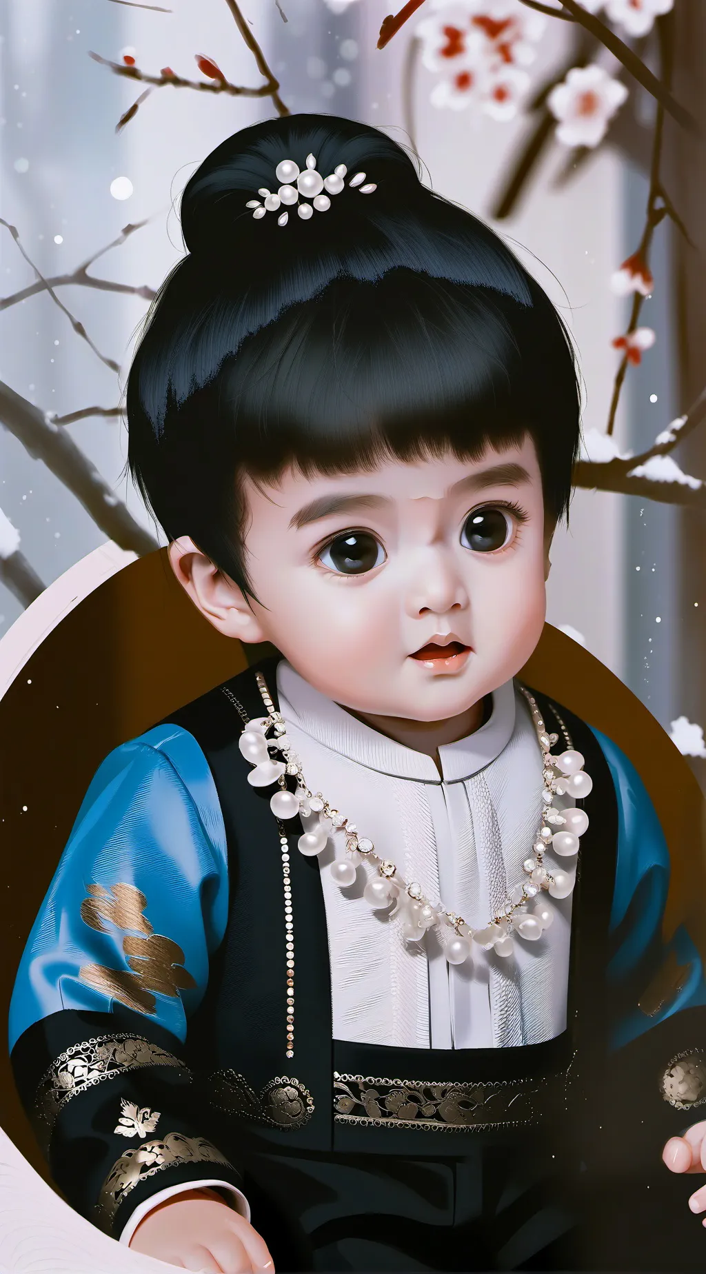 ai character: baby aphmau smp background