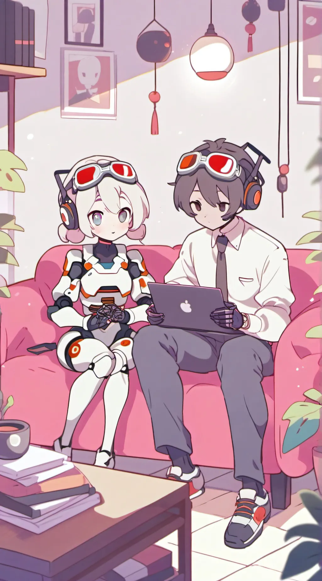 ai character: uzi doorman  background