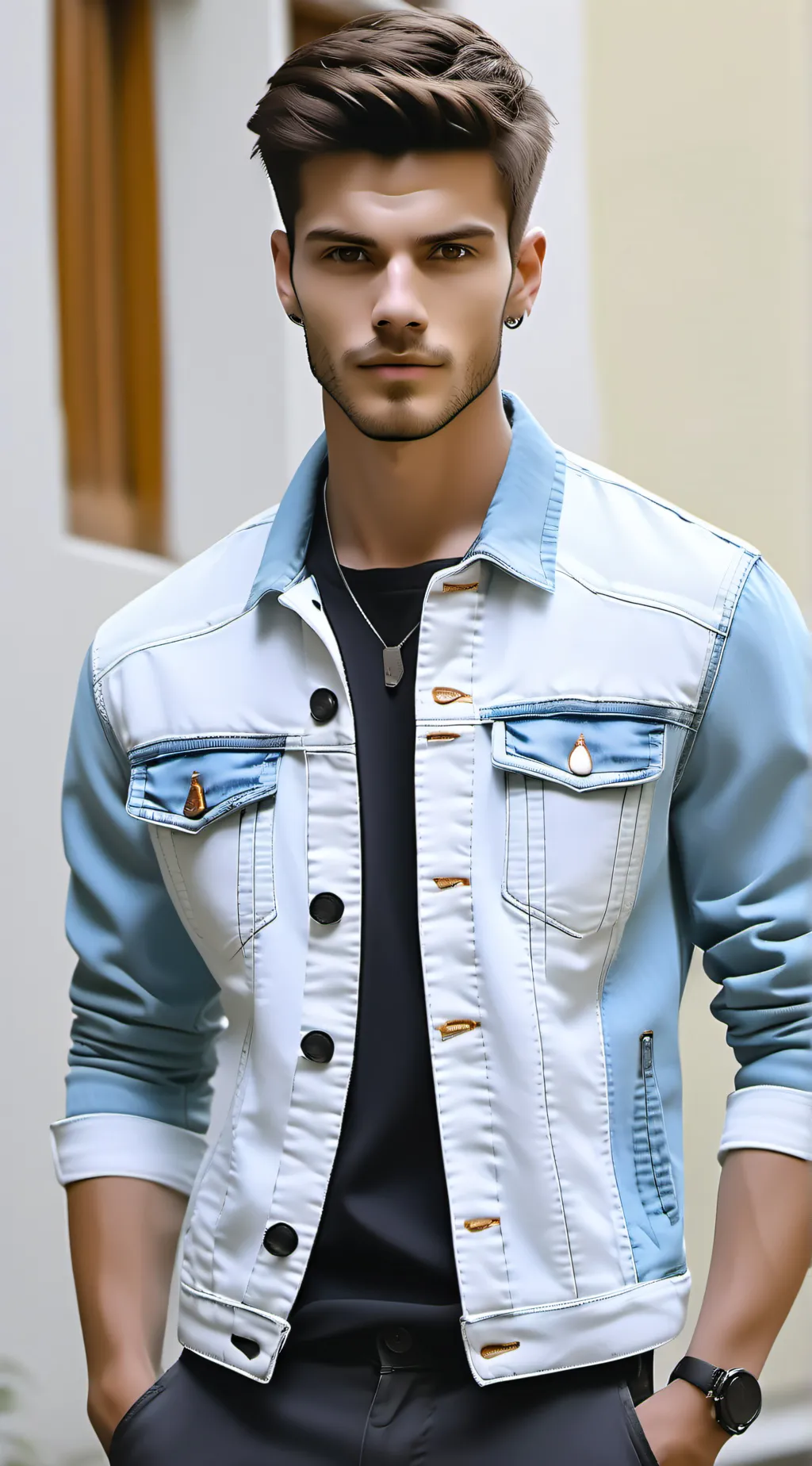 ai character: Justin background