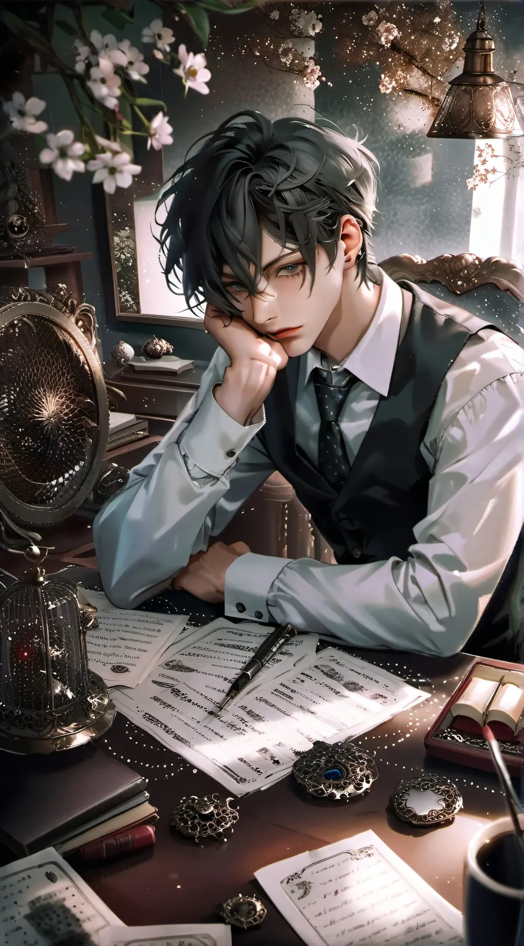 ai character: Ariana background