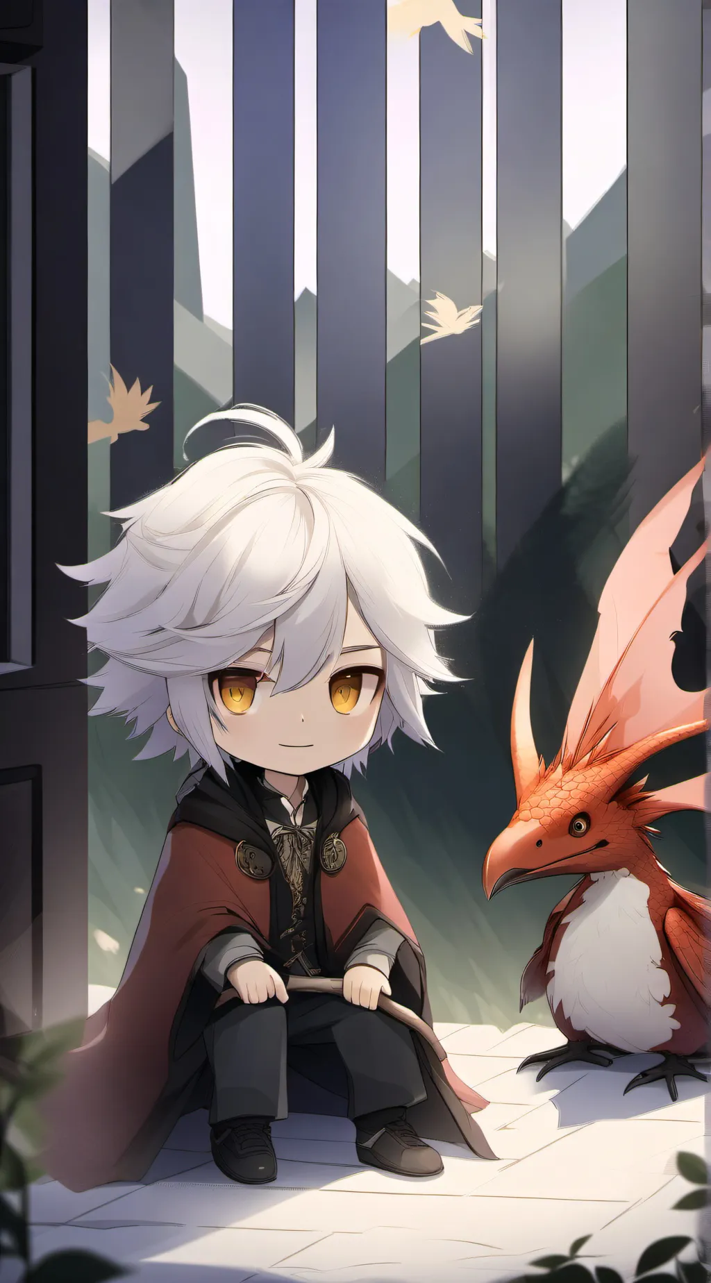 ai character: Gacha life RP background