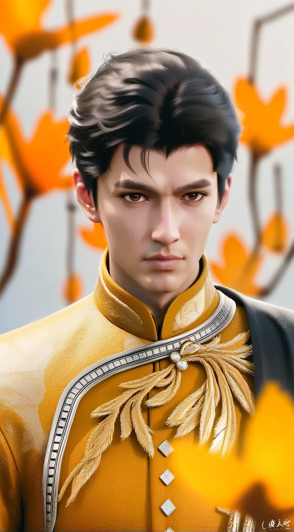 ai character: king night warrior background