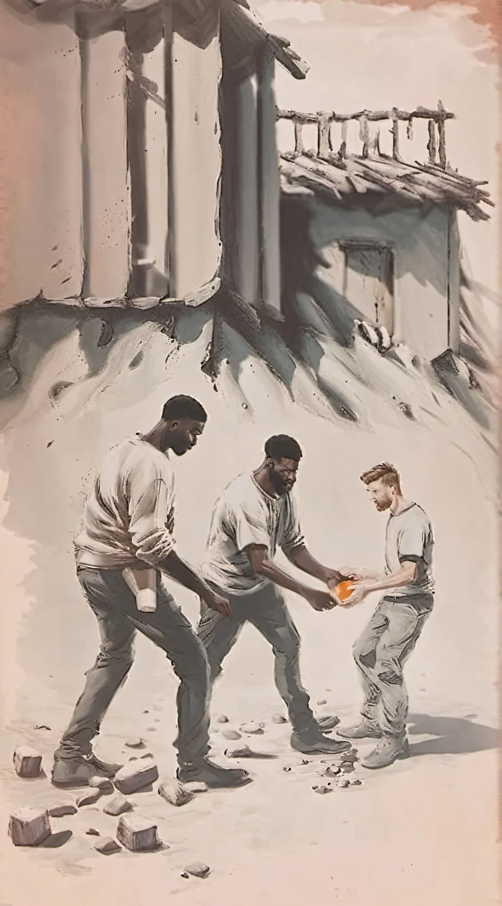 ai character: Scary as fuck background