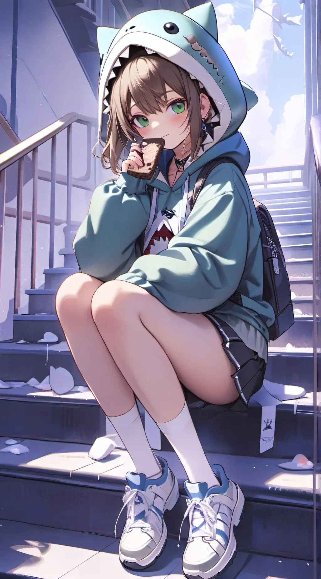 ai character: Luna  background