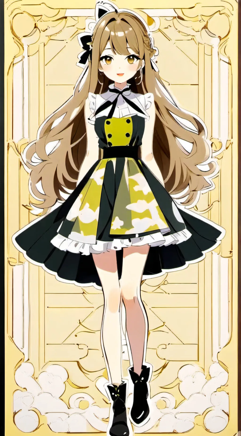 ai character: Sakura background