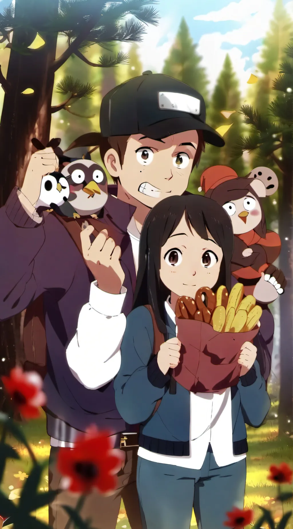 ai character: gravity falls  background