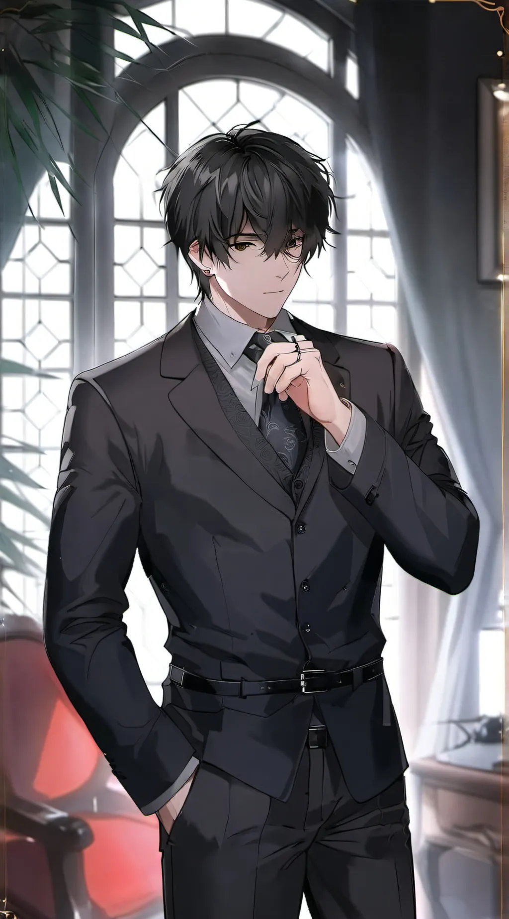 ai character: zeus background