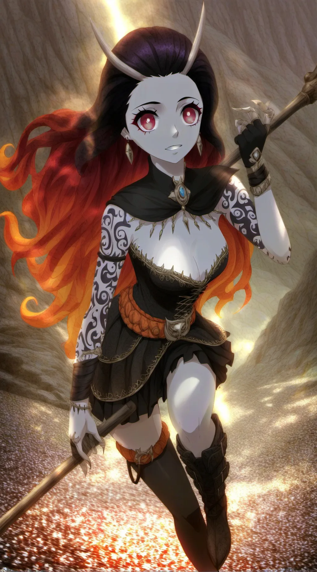 ai character: nesiko  background