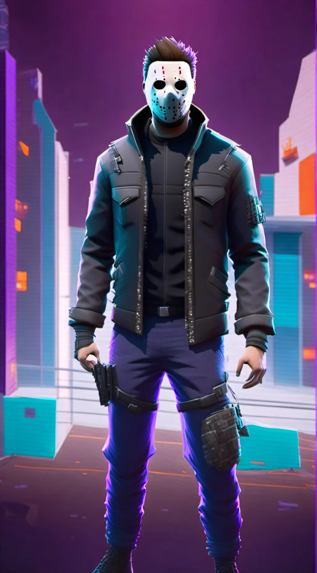 ai character: Fornitemears:… background