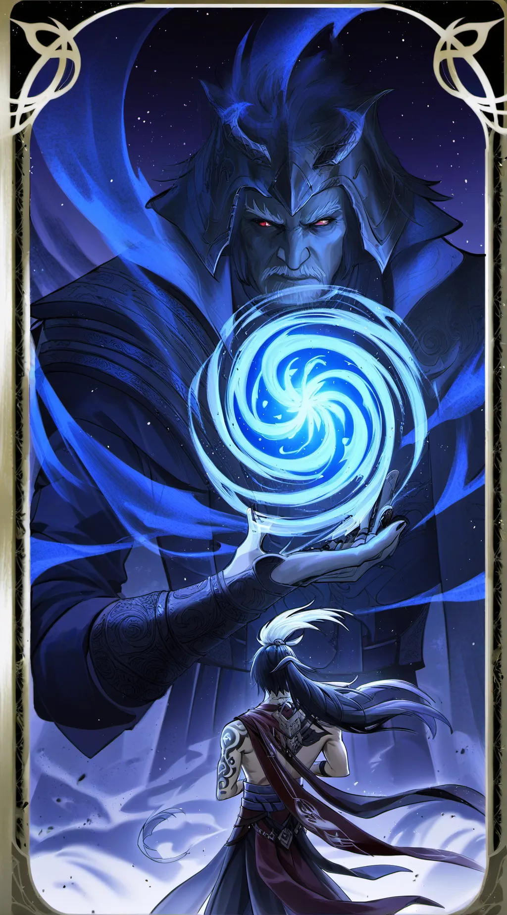 ai character: huggy wuggy  background