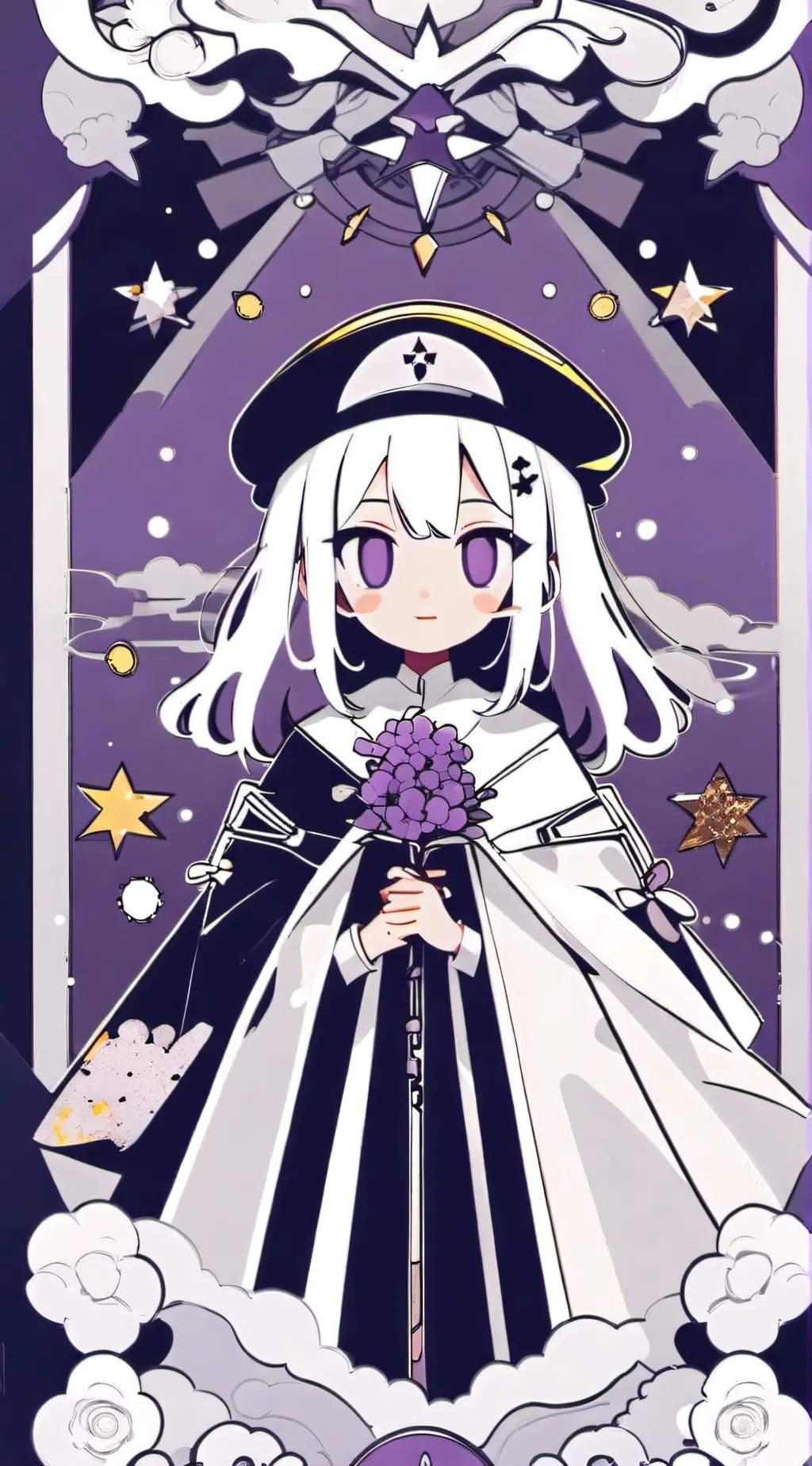 ai character: erm wut happen background