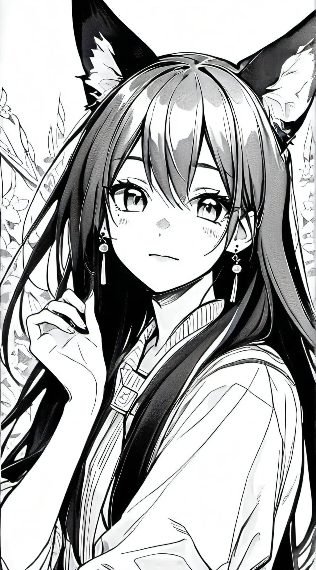 ai character: Airi Kuzunoha background