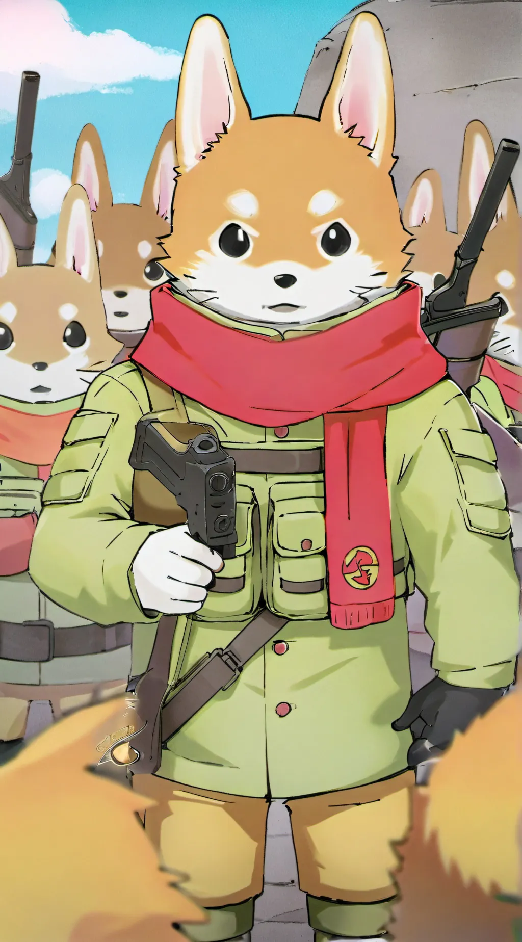 ai character: furry apocalypse90 background