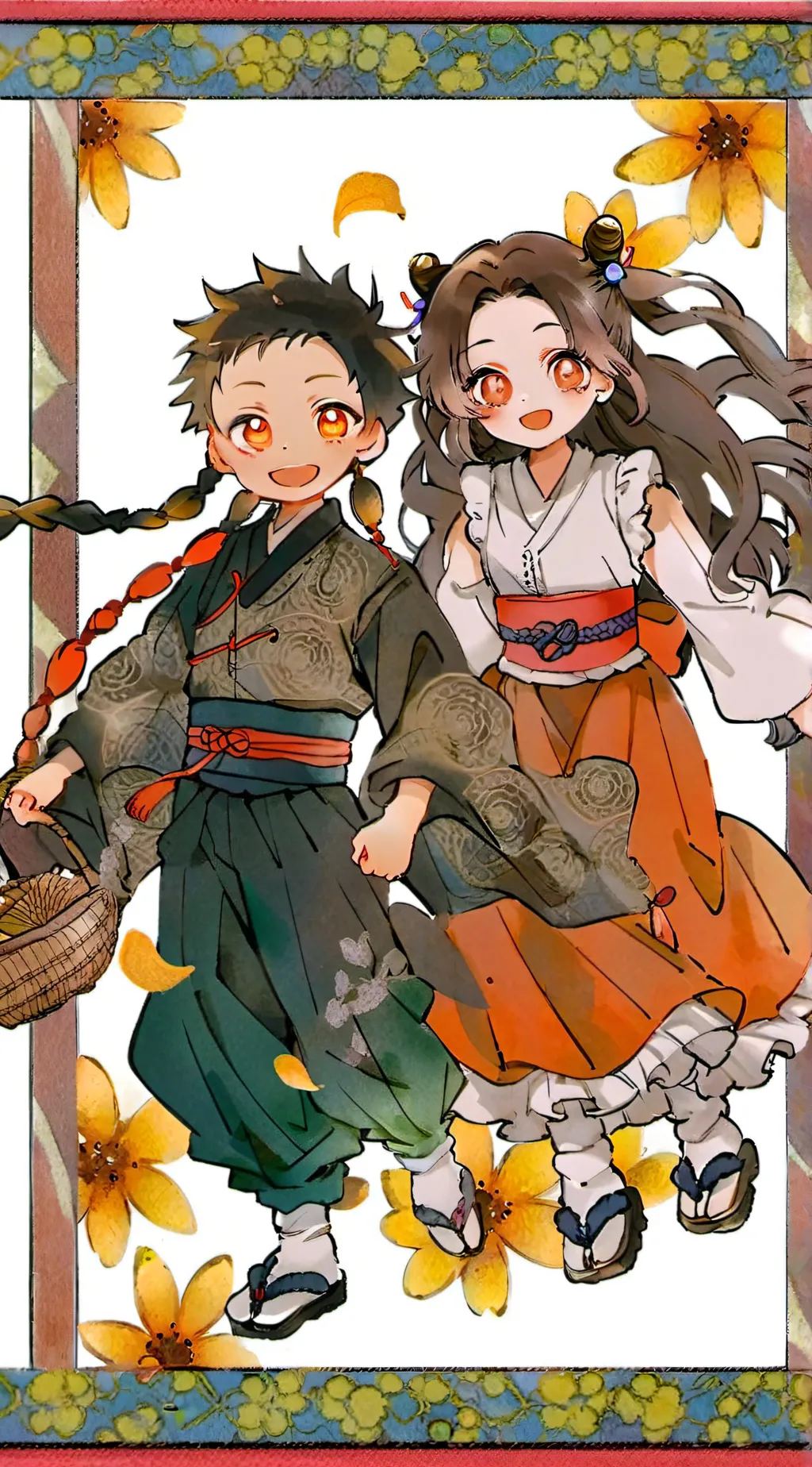 ai character: Demon slayer  background