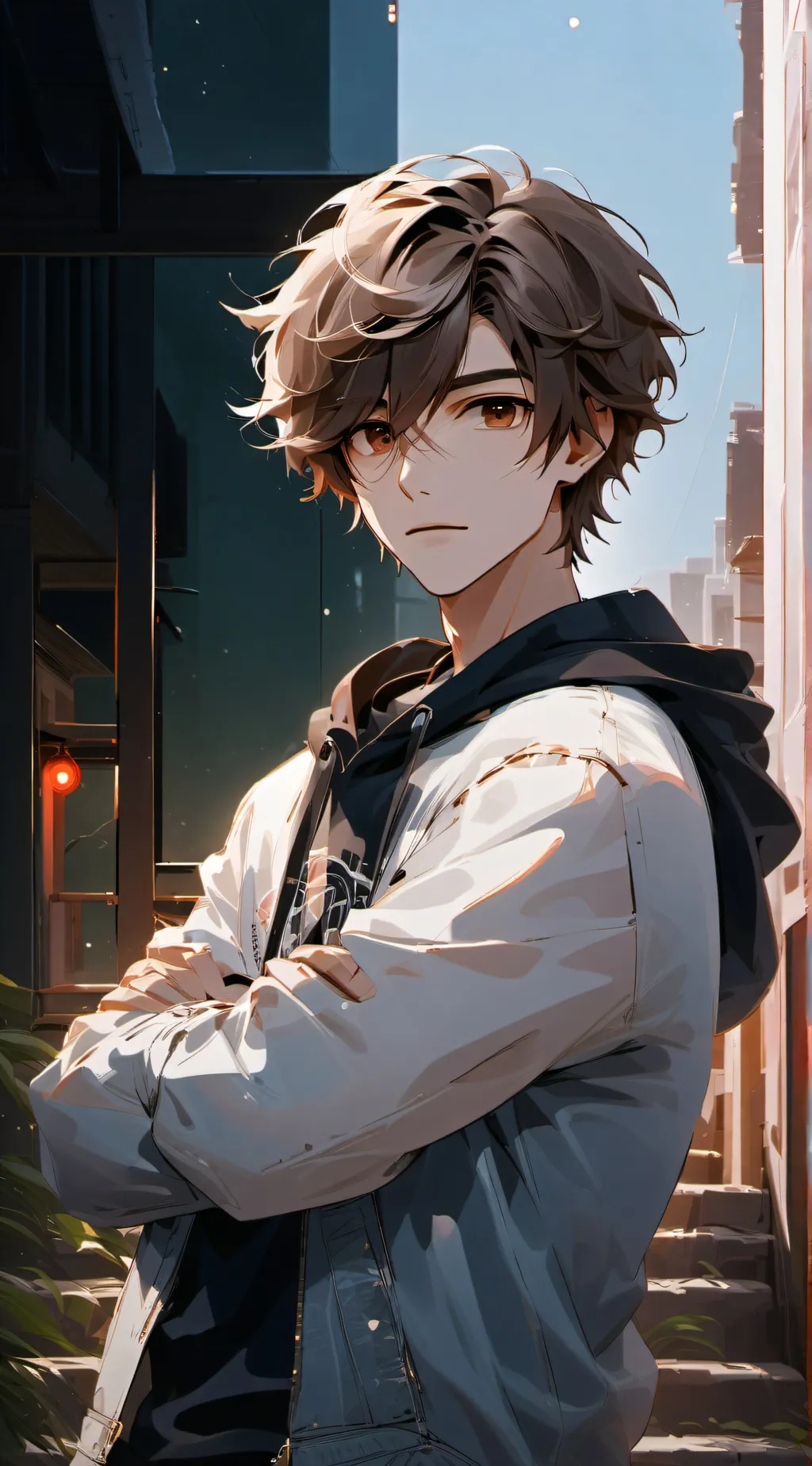 ai character: miles background