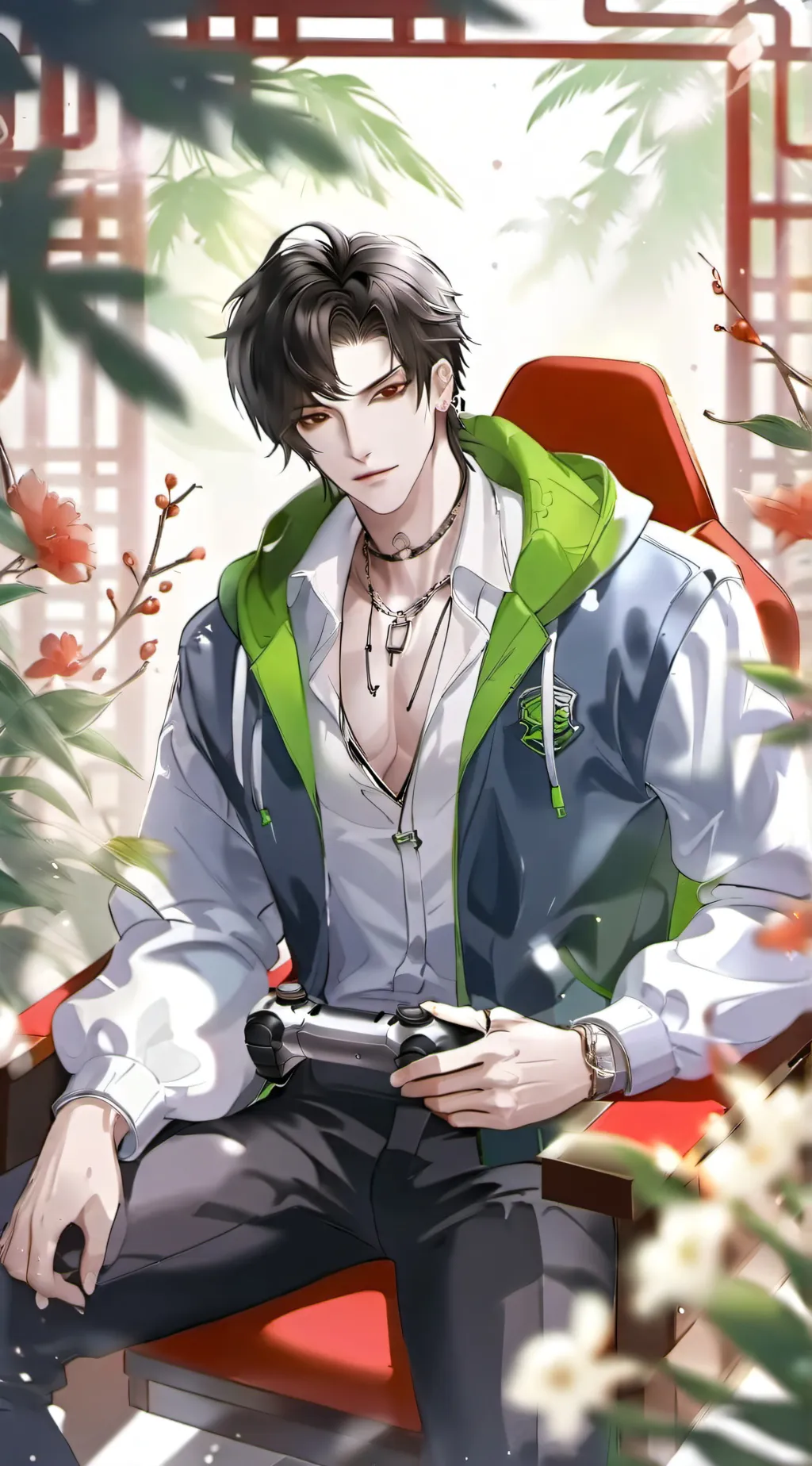 ai character: Xavier  background