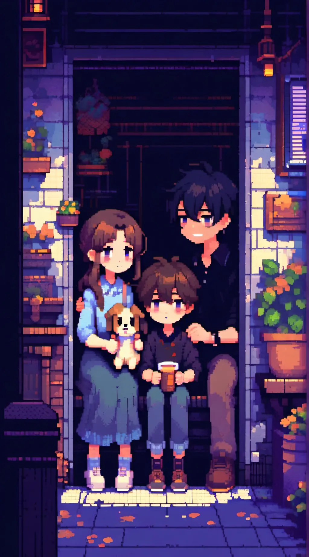 ai character: Afton kids background