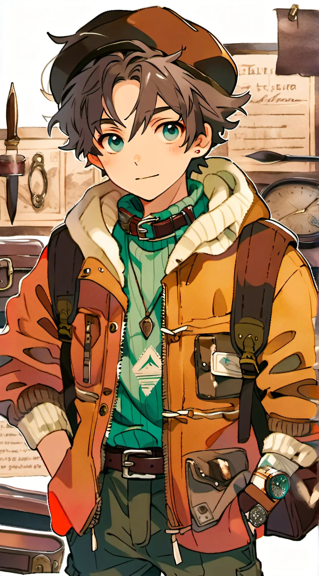 ai character: Hanes background