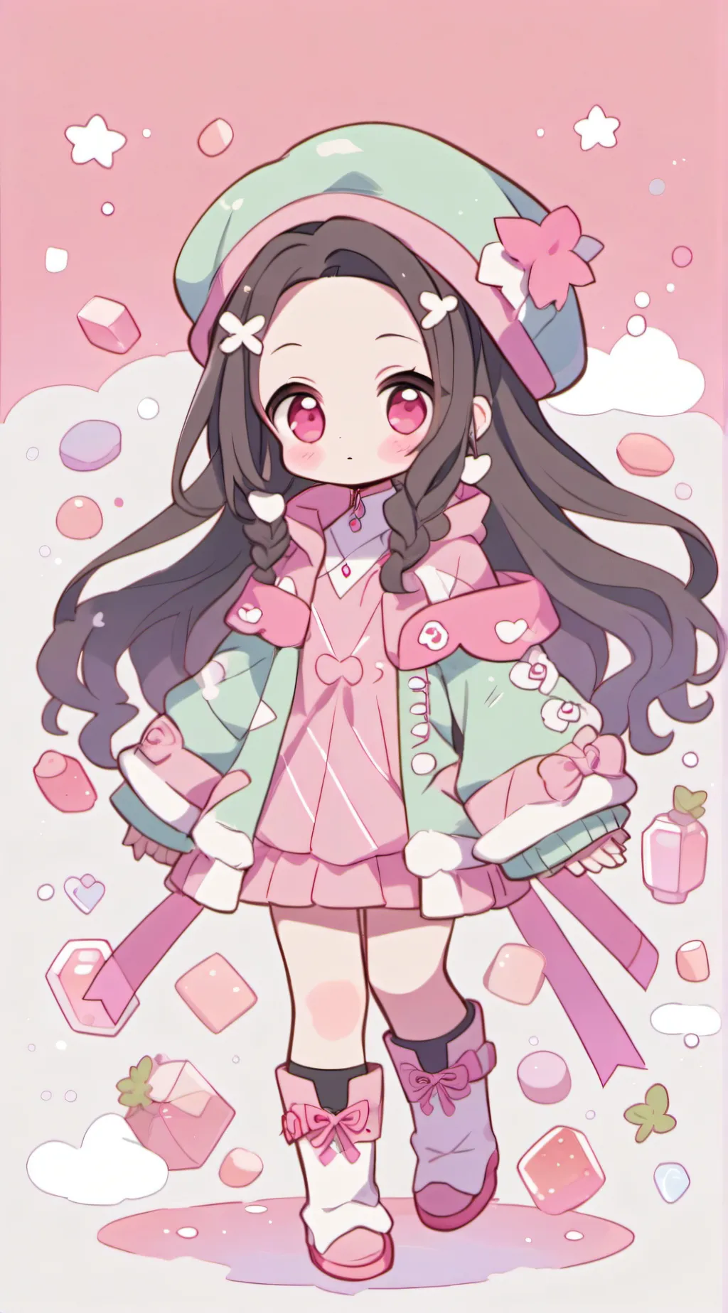 ai character: Demon slayer background