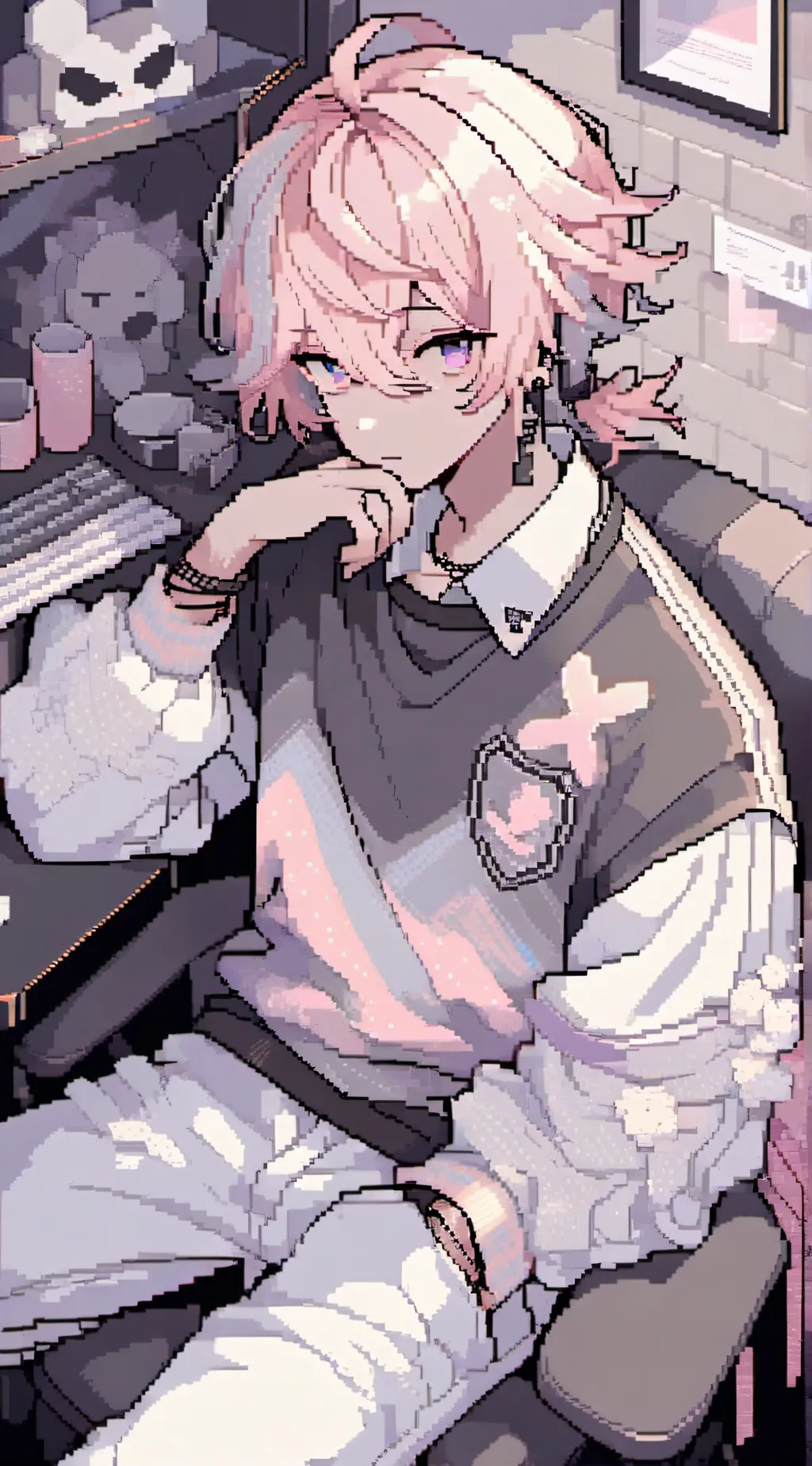 ai character: > { I V A N } < background