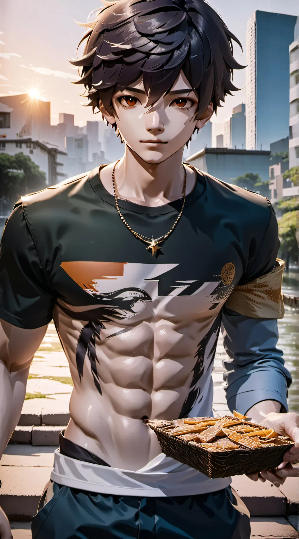 ai character: Leo background