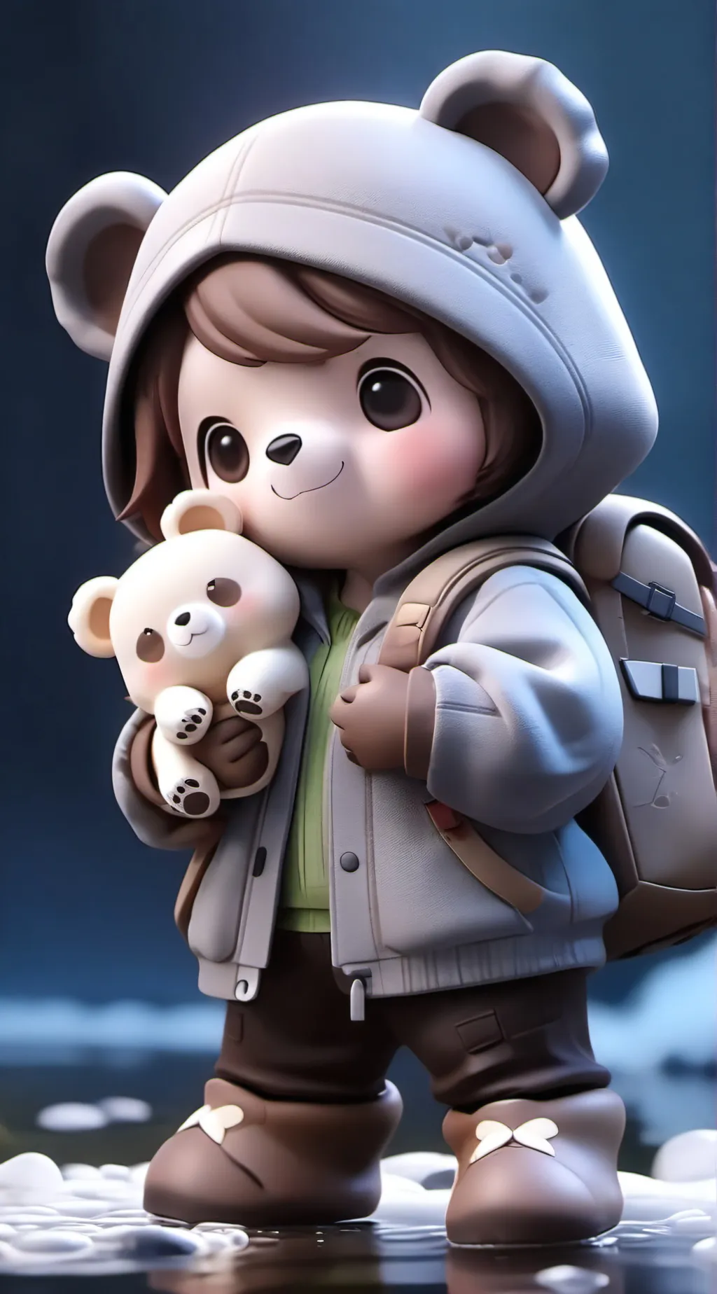 ai character: AI talkie frfr background