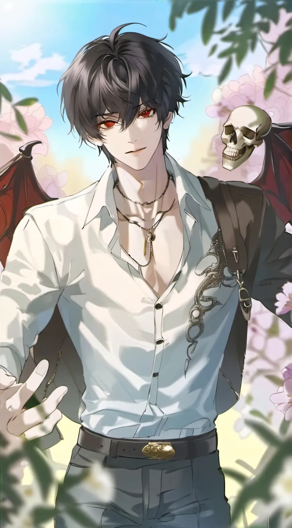 ai character: jax  background