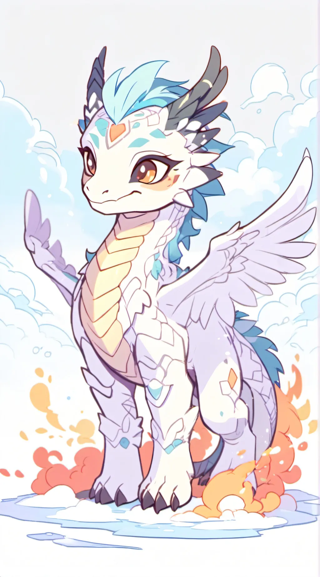 ai character: umber background