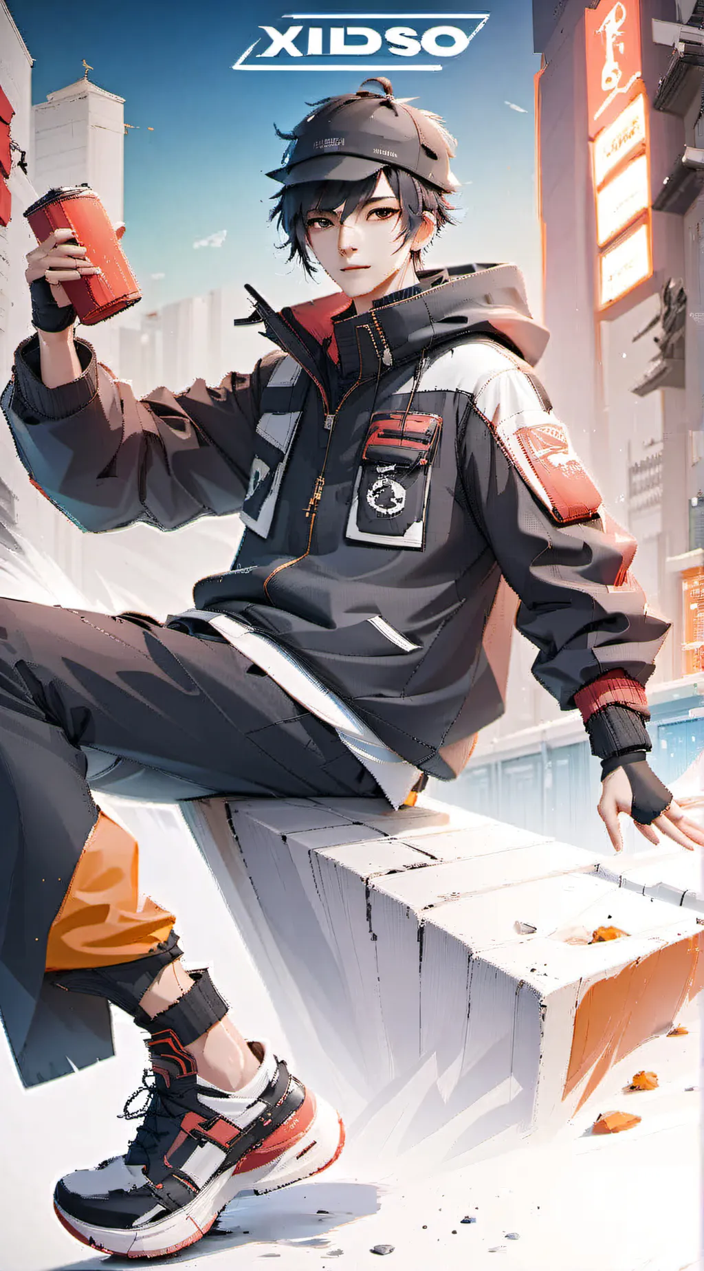 ai character: Kai  background