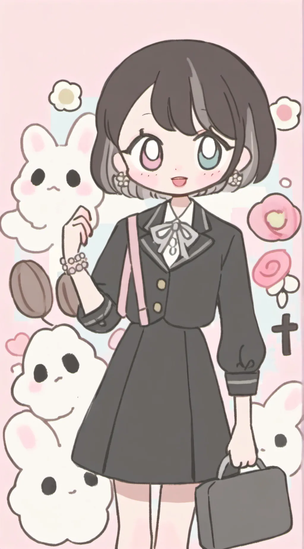 ai character: my gacha ocs  background