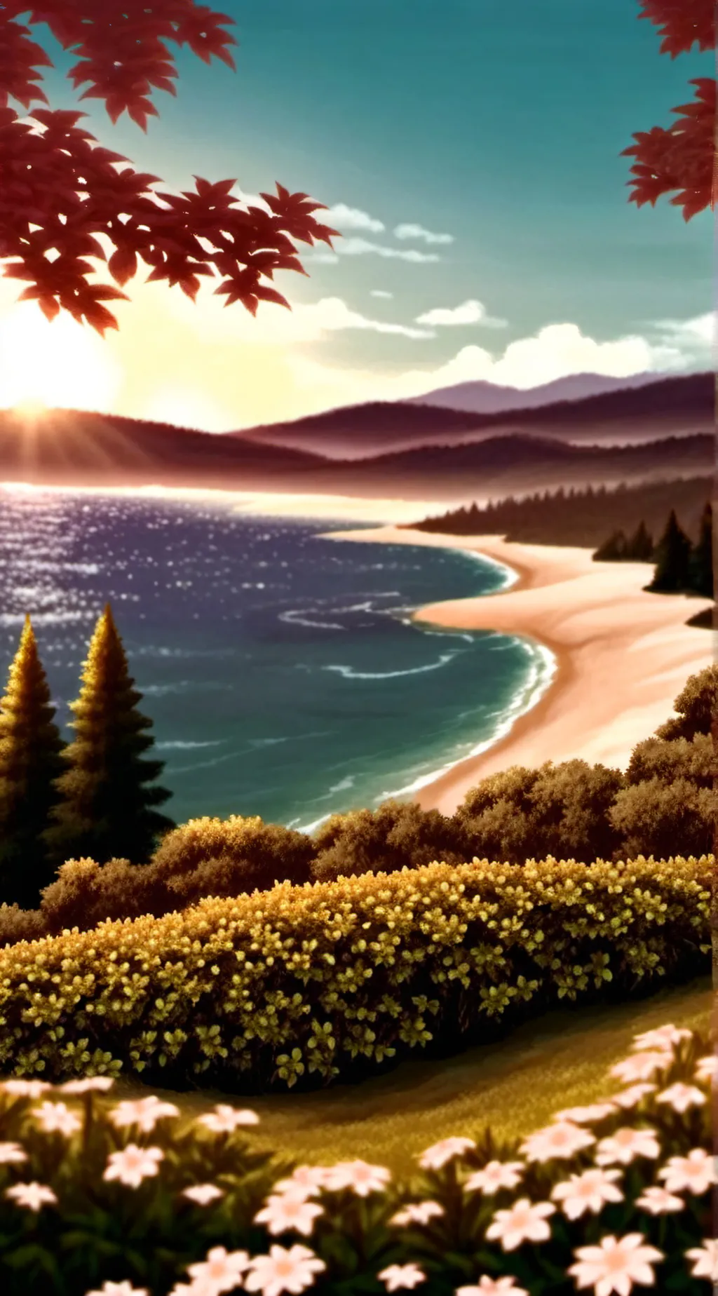 ai character: ❤ background