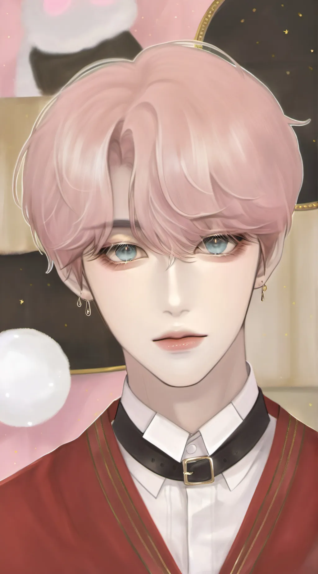 ai character: LEE KNOW makeout background