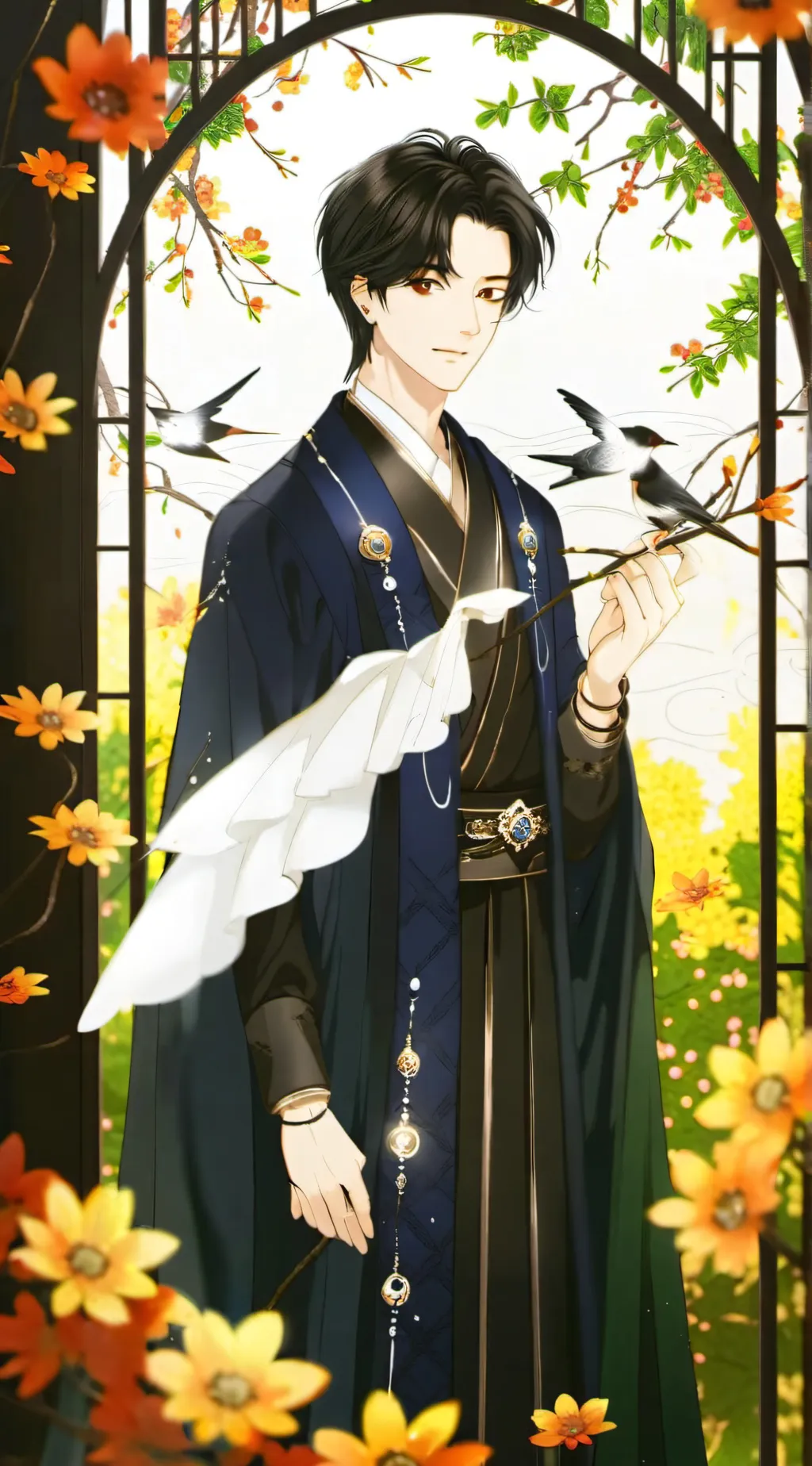 ai character: Xavier  background