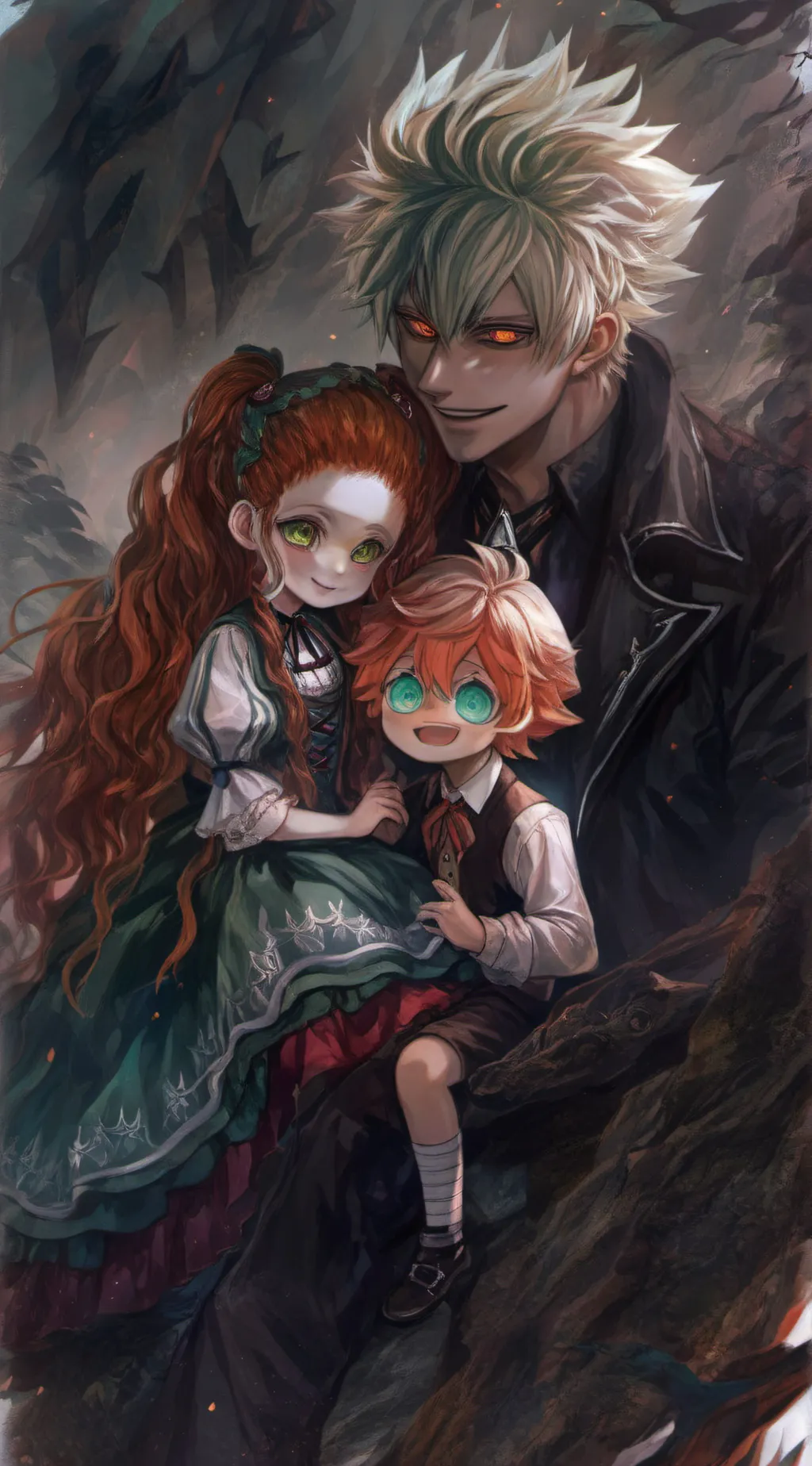 ai character: MHA siblings day background