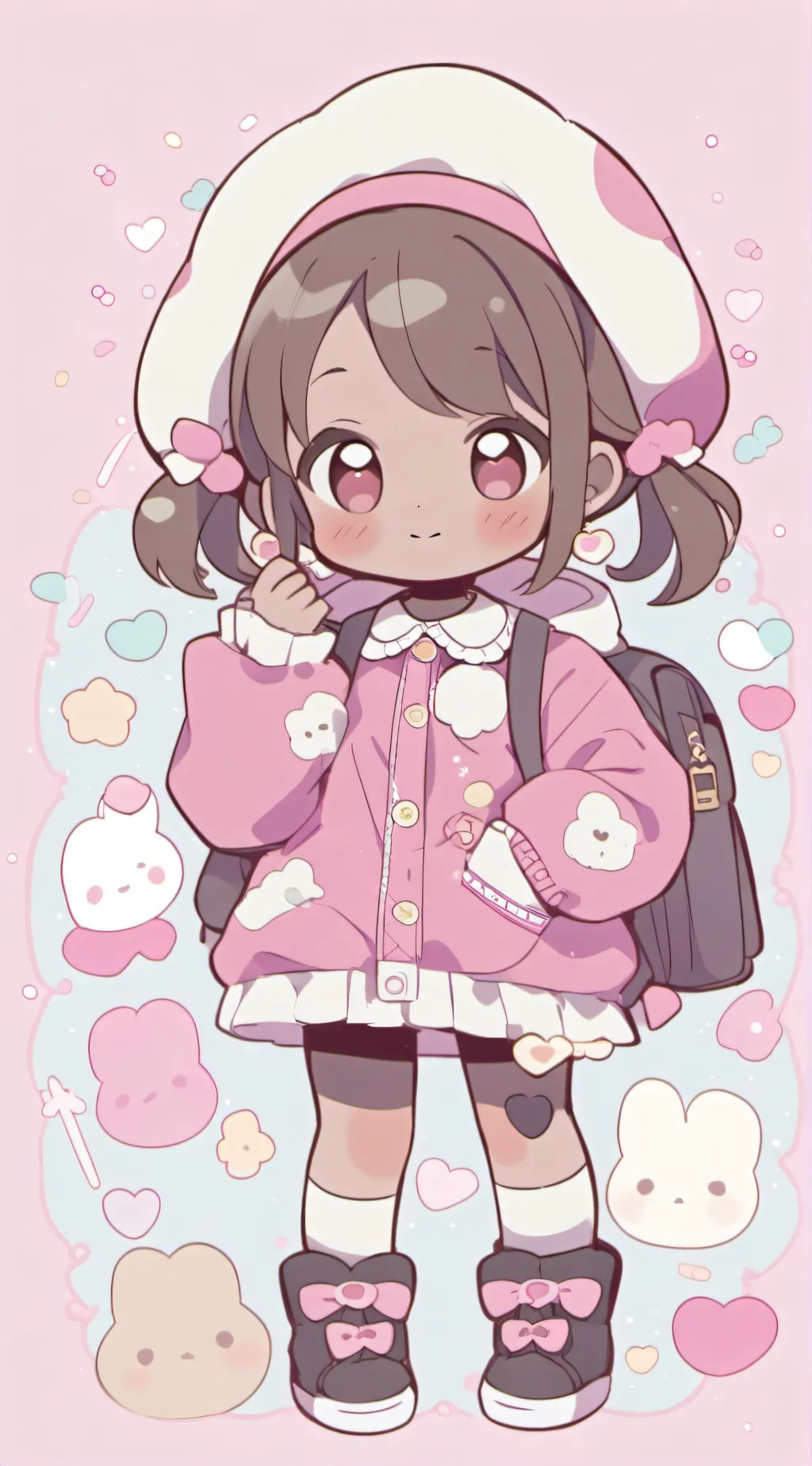 ai character: luna background