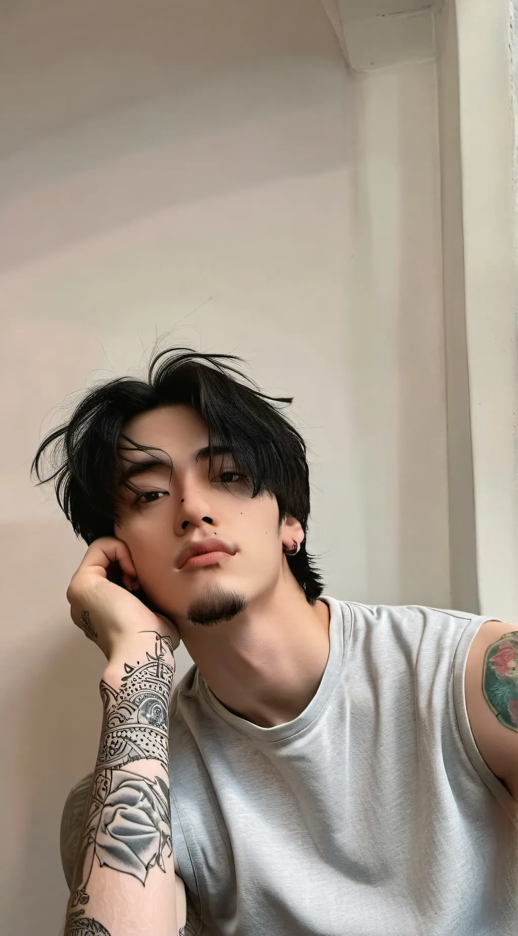 ai character: Evan  background