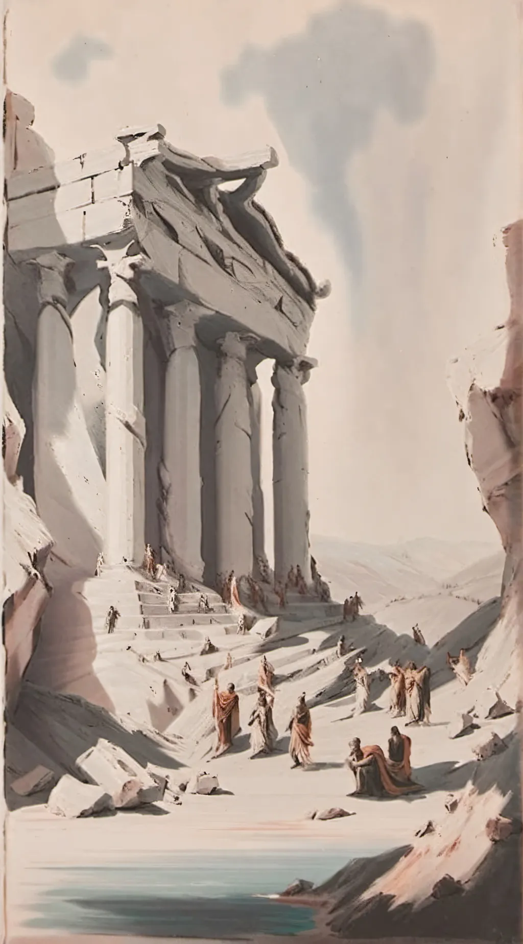 ai character: became Greek gods background