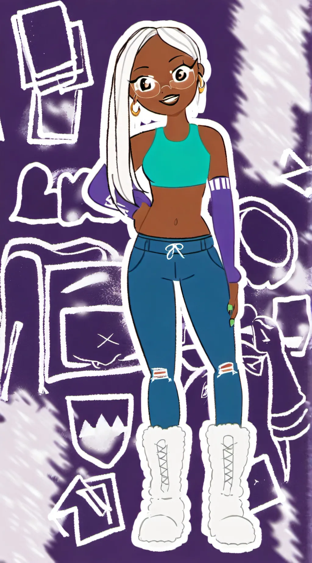 ai character: Stella background