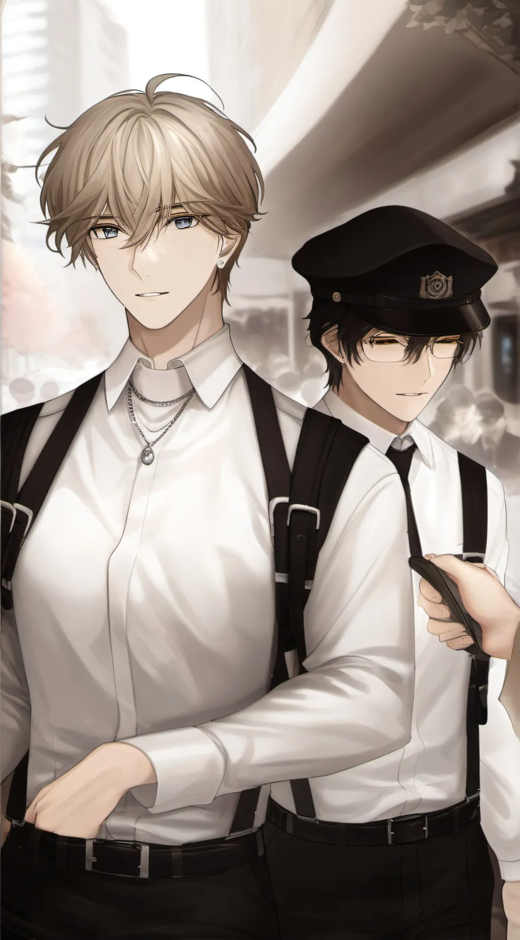 ai character: mark background