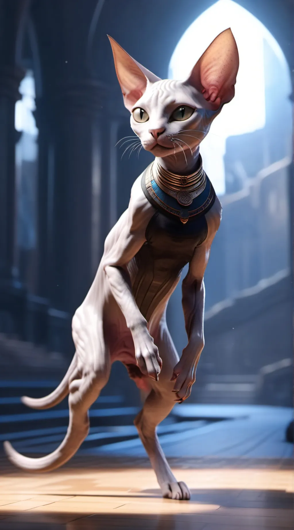 ai character: kittynip cat background