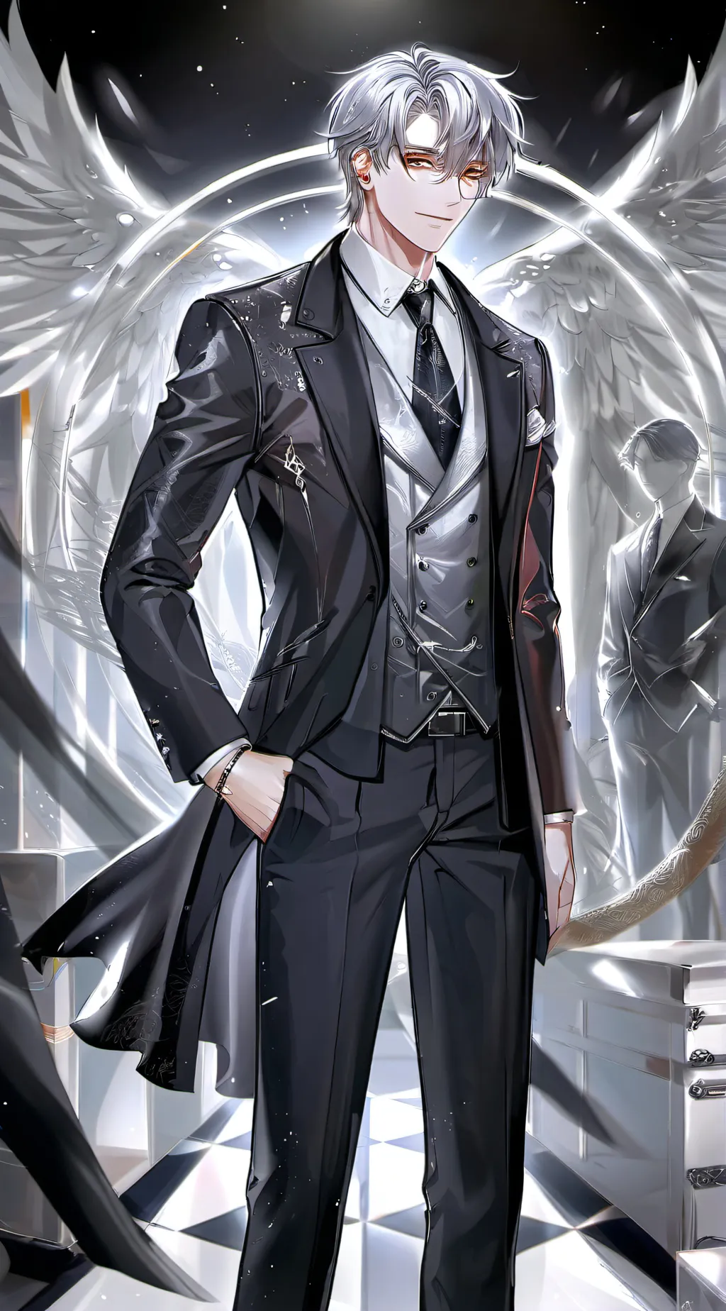 ai character: Lev background