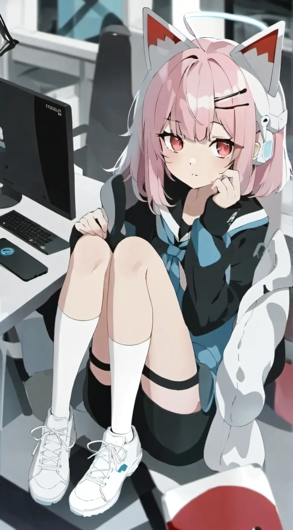 ai character: Sakura Gyanburu background