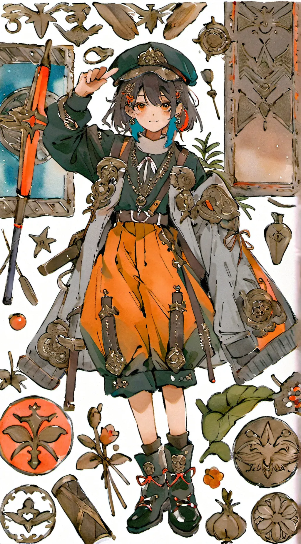 ai character: MURDER DRONES background