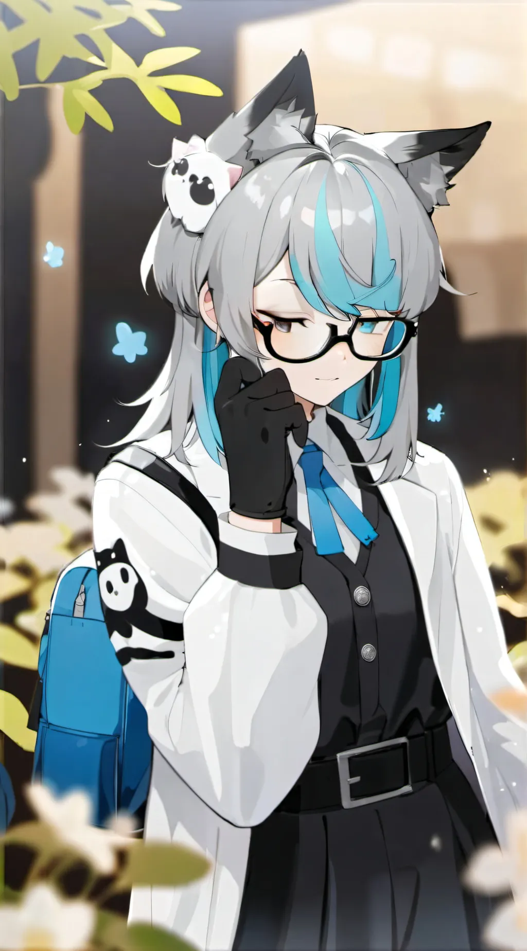 ai character: neko jesica background