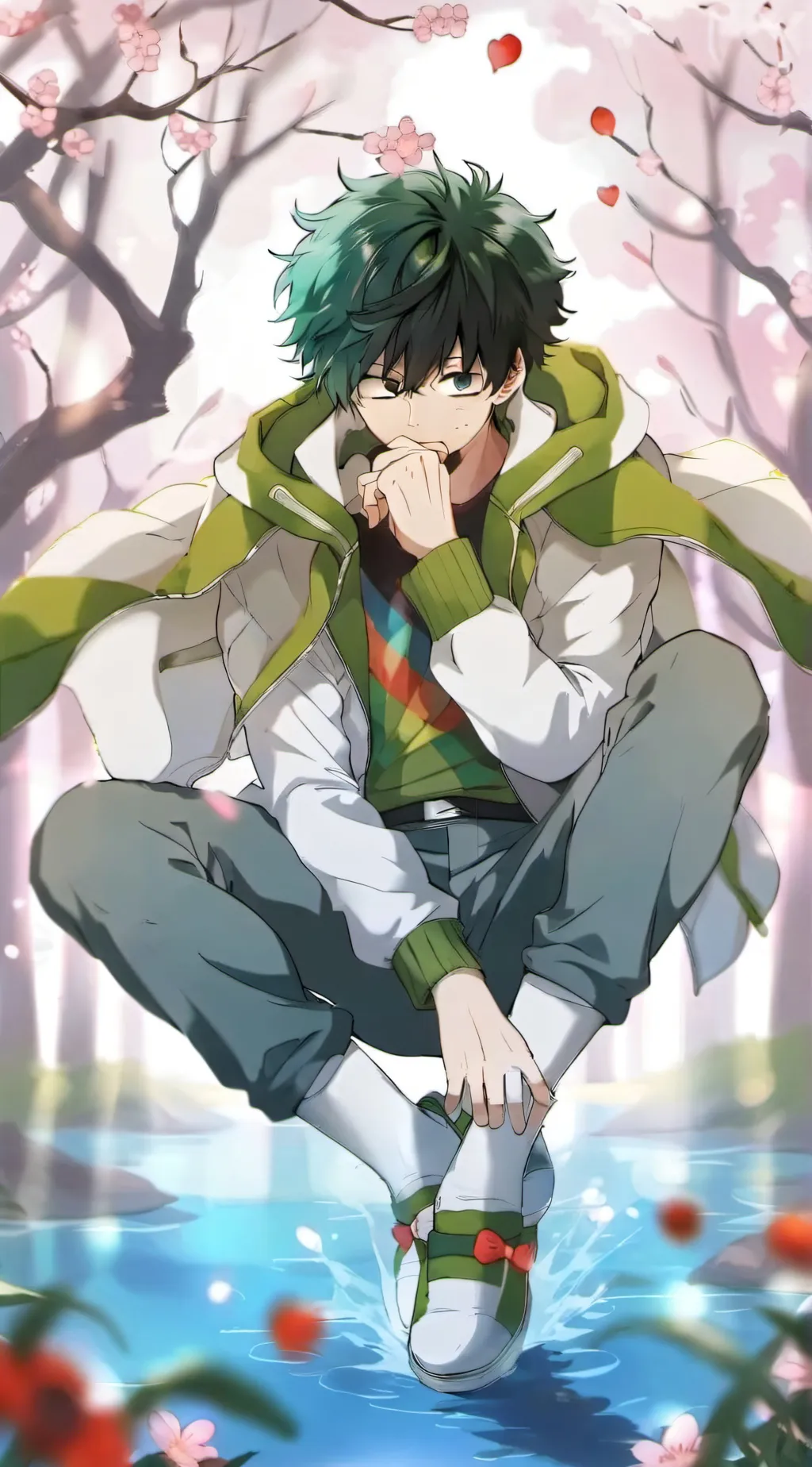 ai character: Omega Deku background