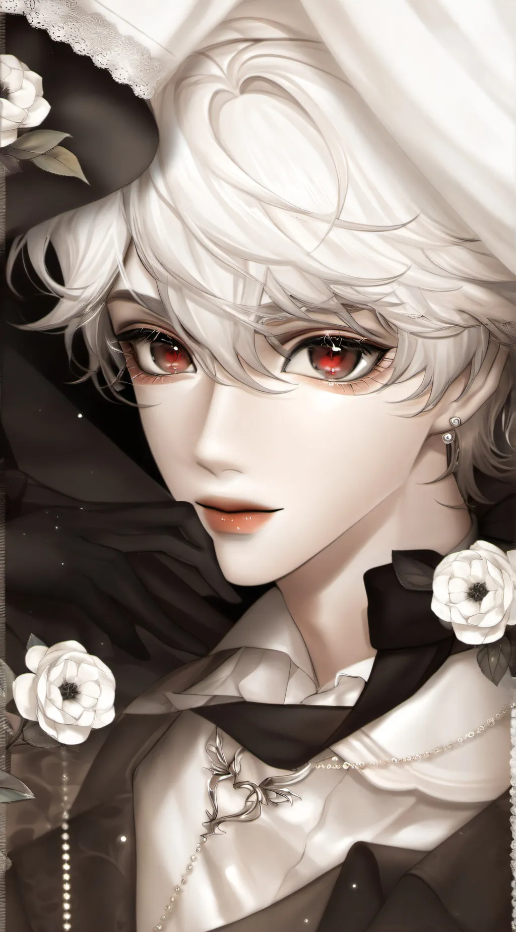 ai character: Lake background