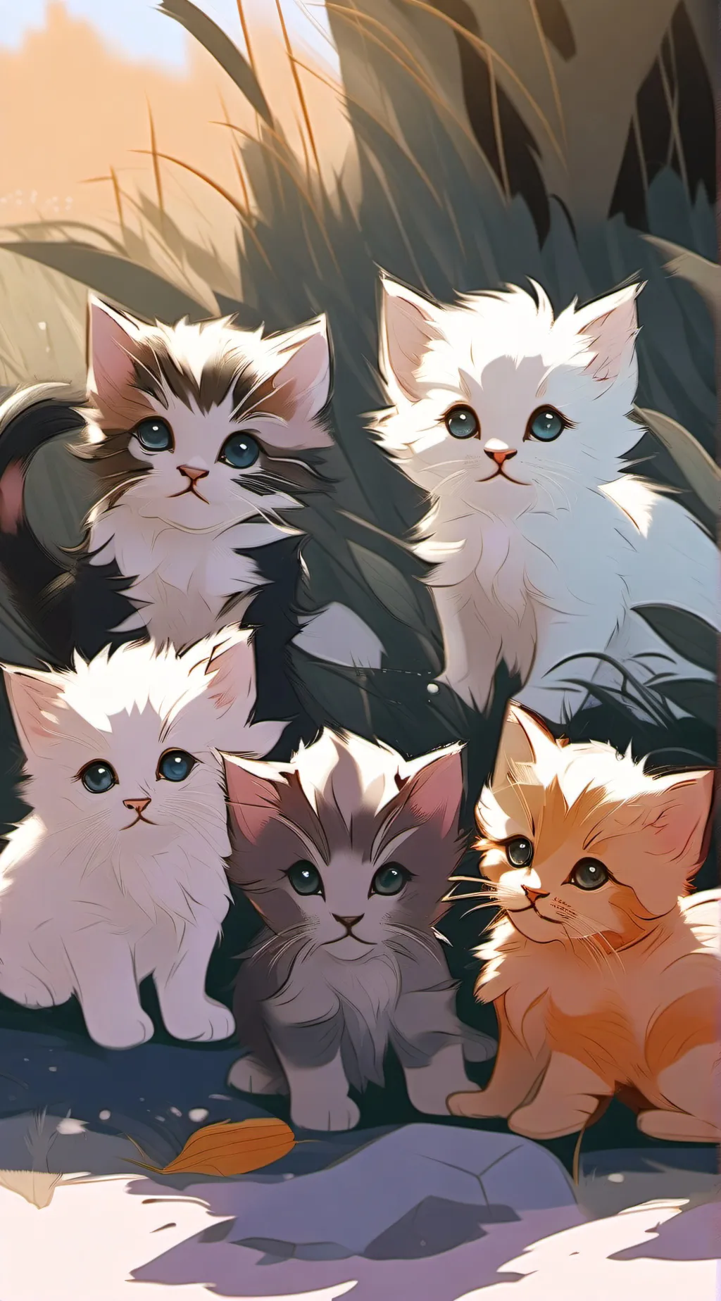 ai character: Runaway Kittens background