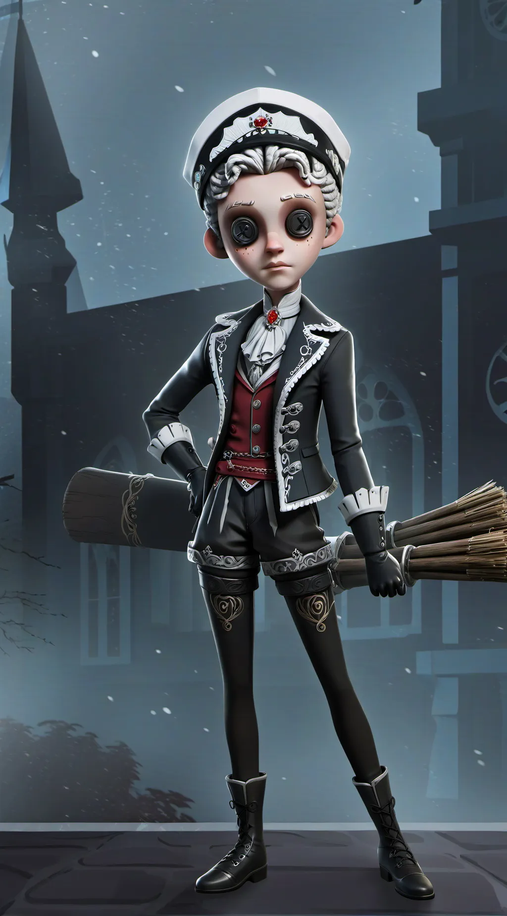 ai character: popiiii background