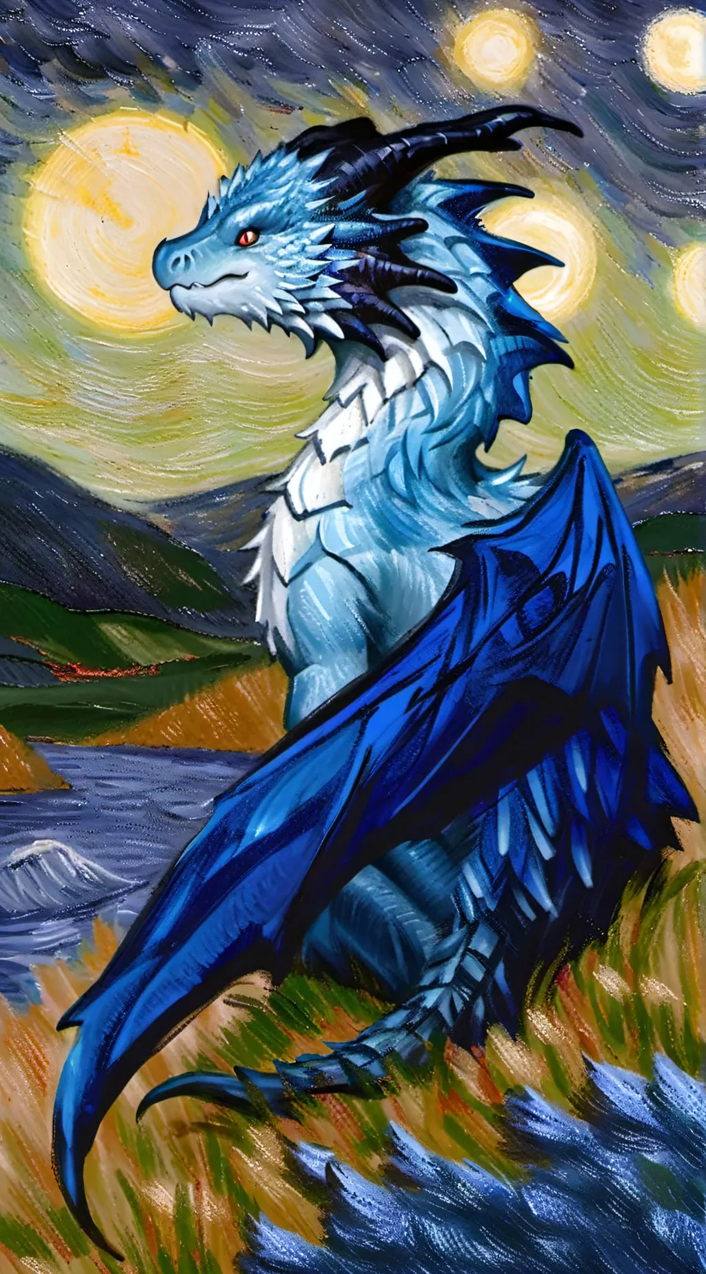 ai character: Lunastra  background