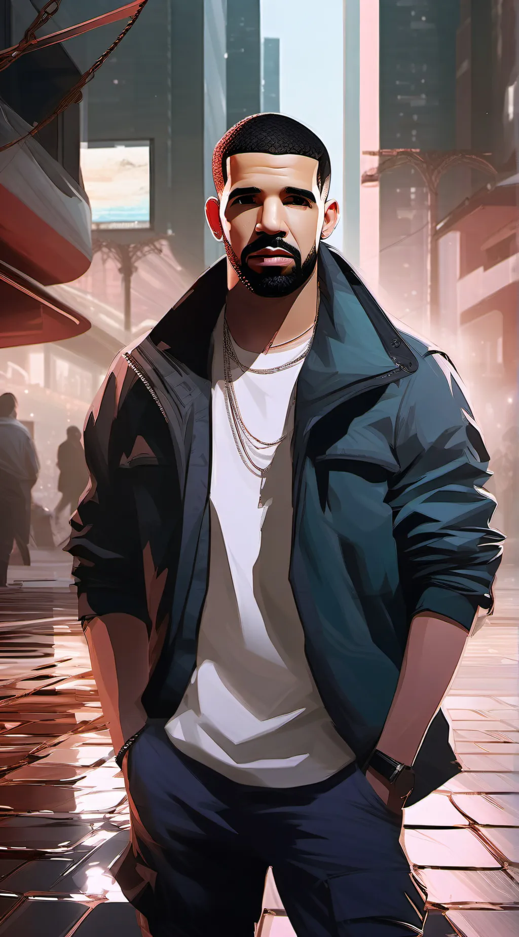 ai character: drake background